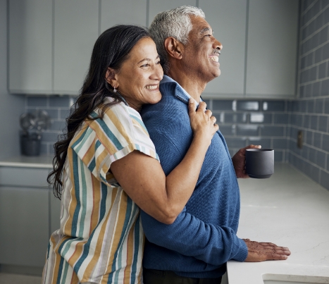 smiling couple